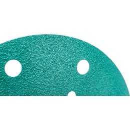 SUNMIGHT ŠLIFAVIMO DISKELIAI PLASTIKO PAGRINDU D150mm 15 SKYLIŲ, P80 žalias